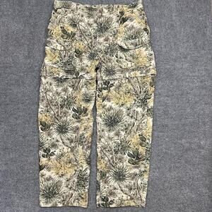 GameGuard Camo Pants Mens XL Desert Brush Zip Off Convertible Hunting
